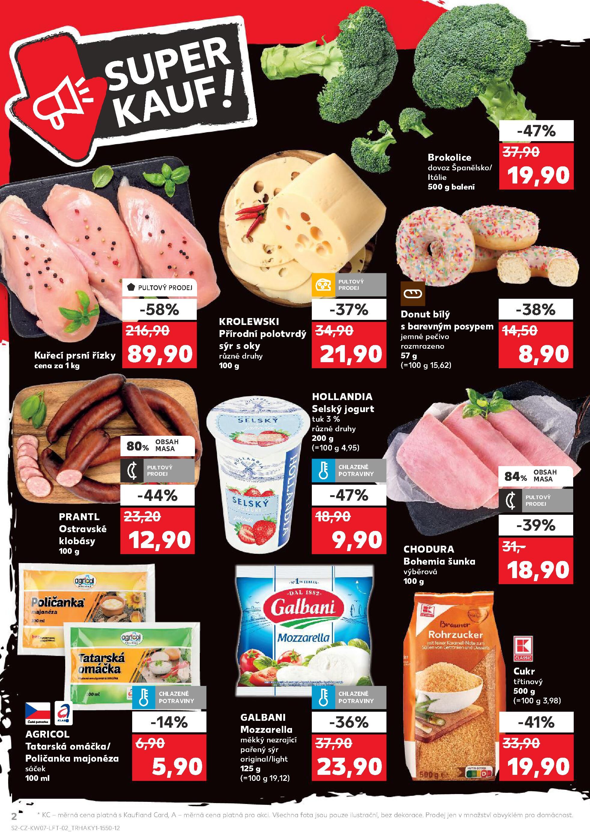 Kaufland leták - Nejlepší ceny s Kauflandcard Kaufland strana 2