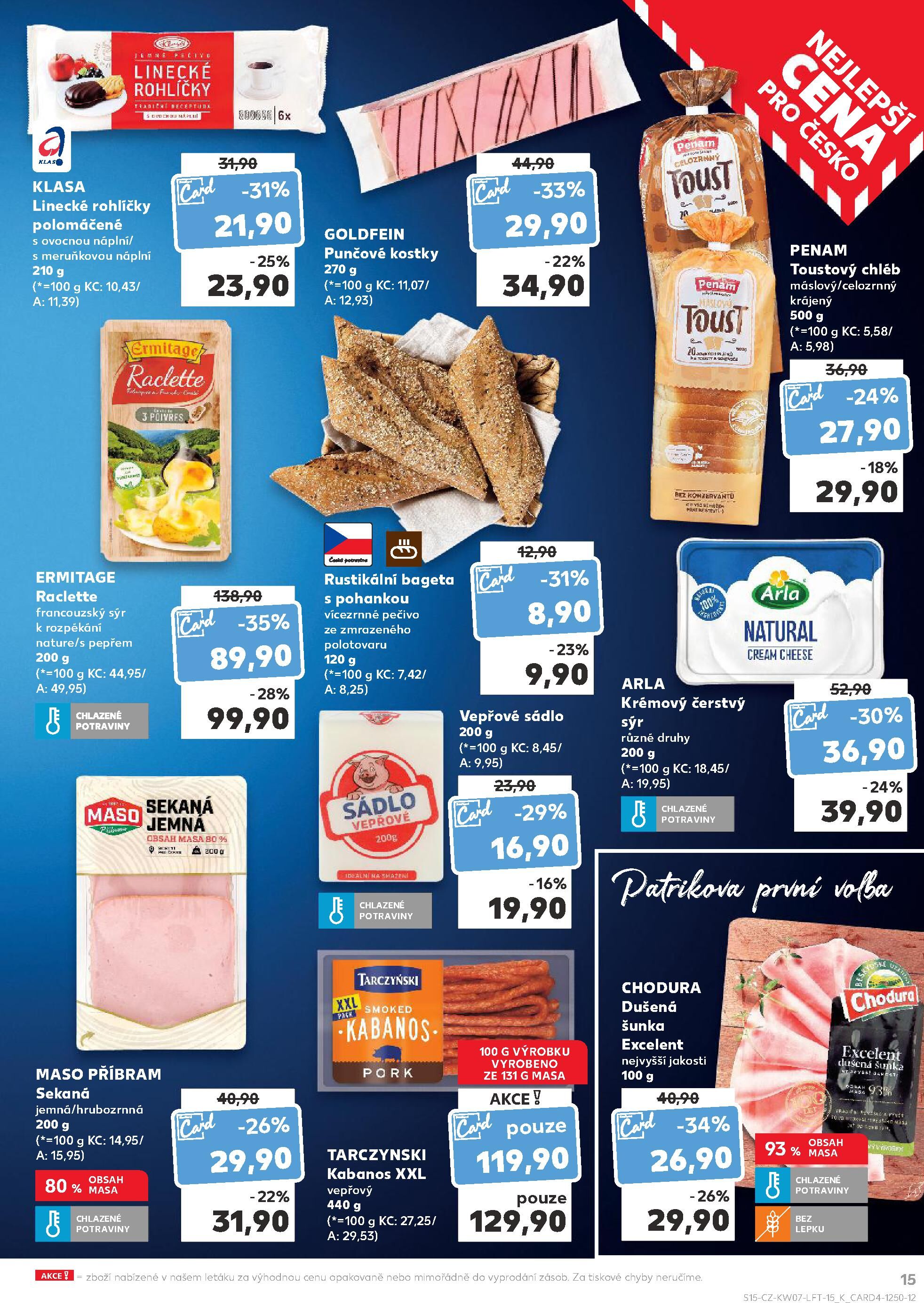 Kaufland leták - Nejlepší ceny s Kauflandcard Kaufland strana 15