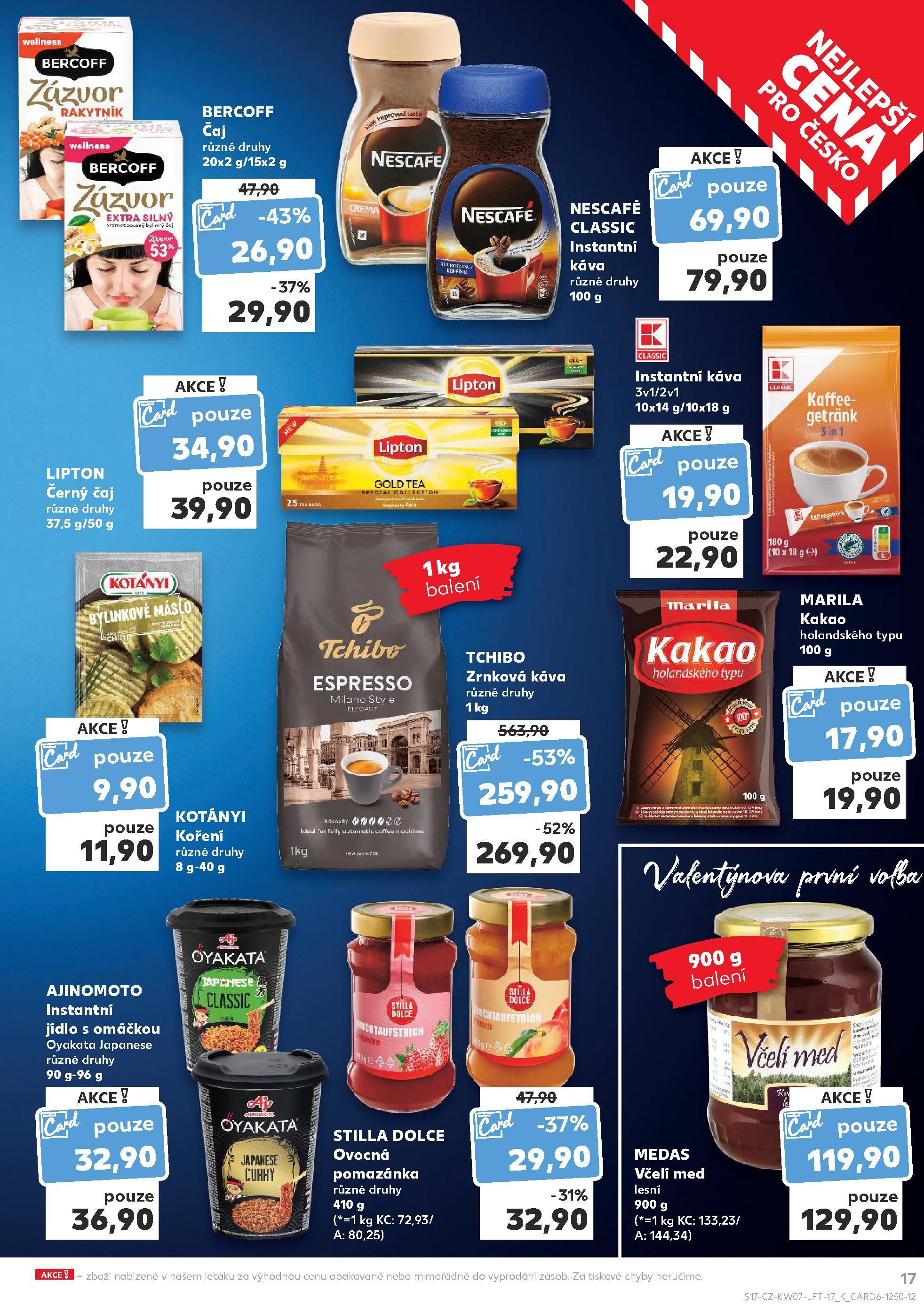 Kaufland leták - Nejlepší ceny s Kauflandcard Kaufland strana 17