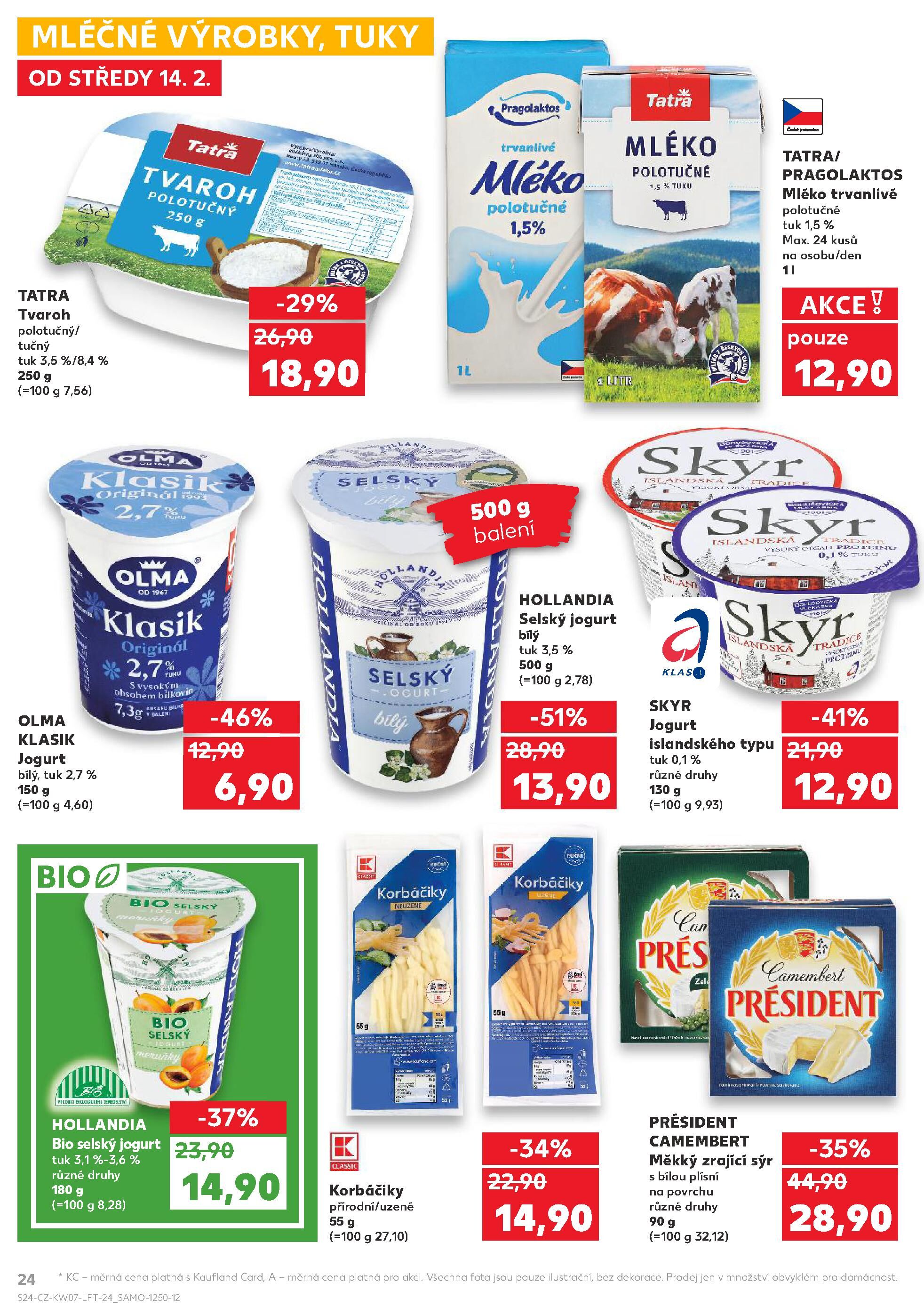 Kaufland leták - Nejlepší ceny s Kauflandcard Kaufland strana 24