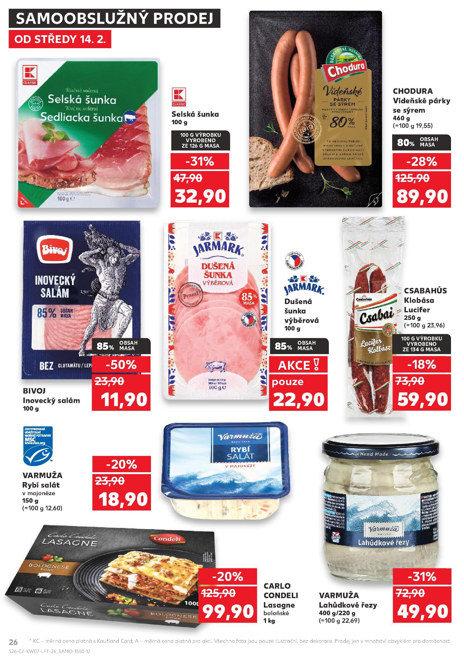 Kaufland leták - Nejlepší ceny s Kauflandcard Kaufland strana 26
