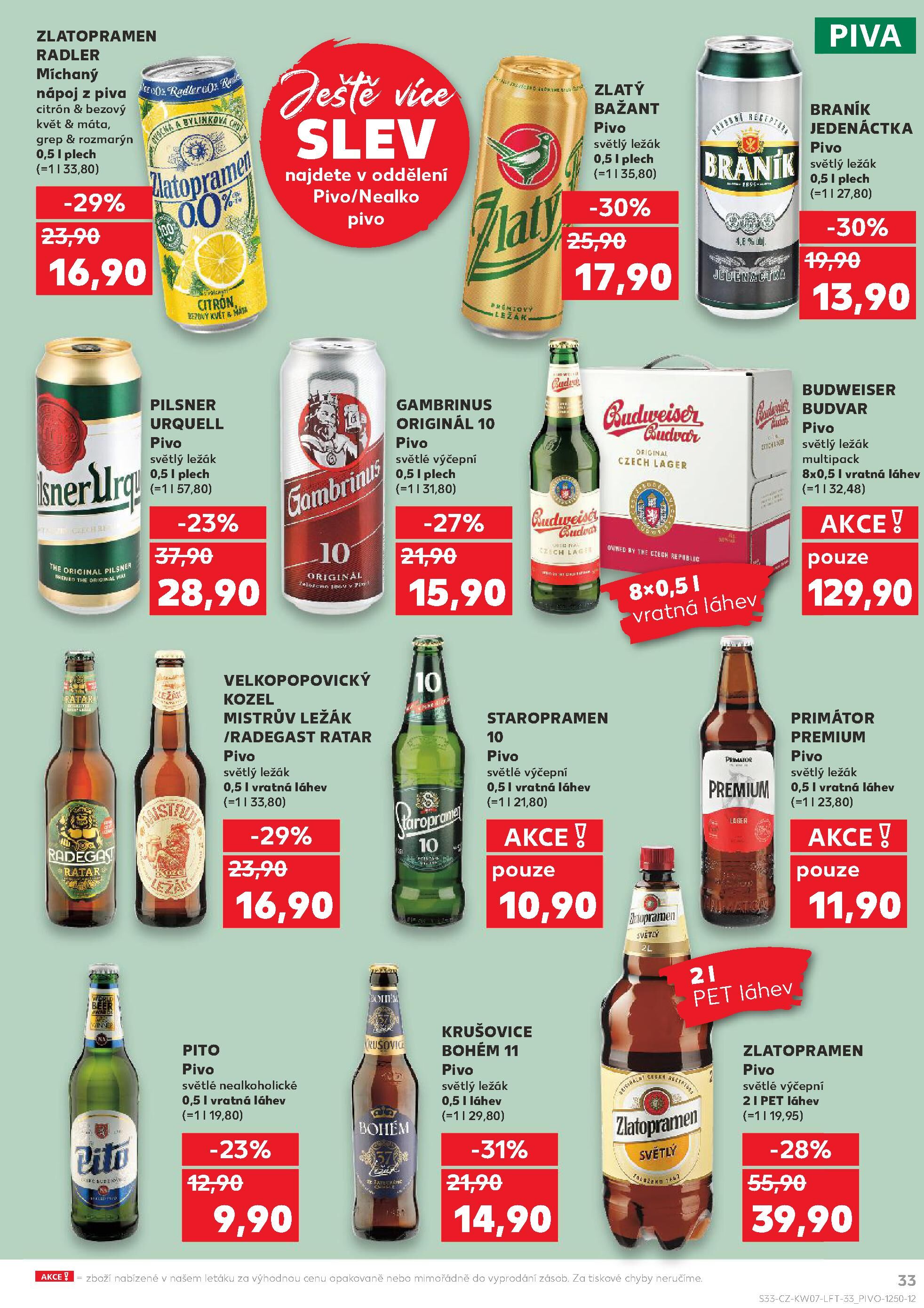 Kaufland leták - Nejlepší ceny s Kauflandcard Kaufland strana 33