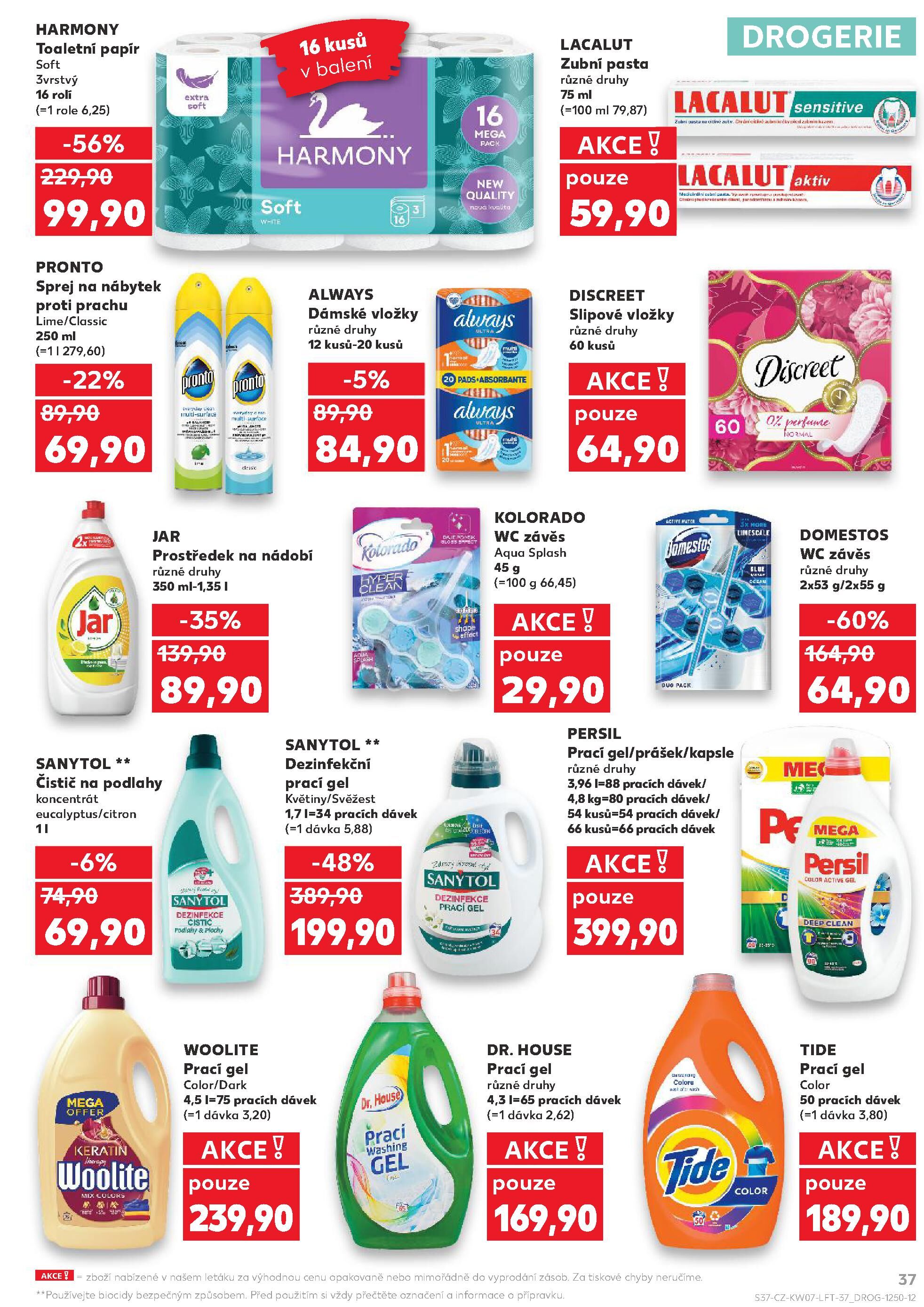 Kaufland leták - Nejlepší ceny s Kauflandcard Kaufland strana 37