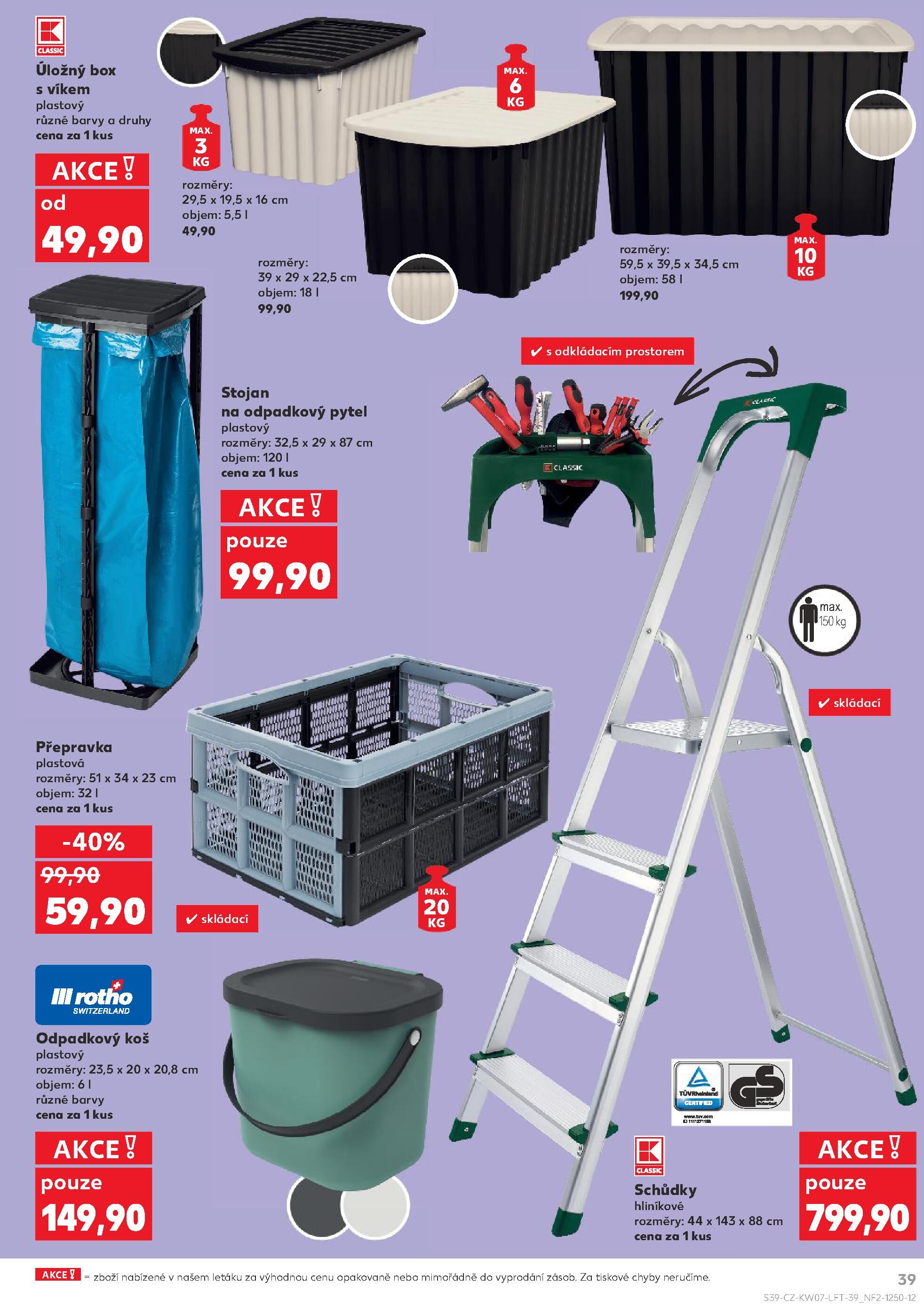 Kaufland leták - Nejlepší ceny s Kauflandcard Kaufland strana 39