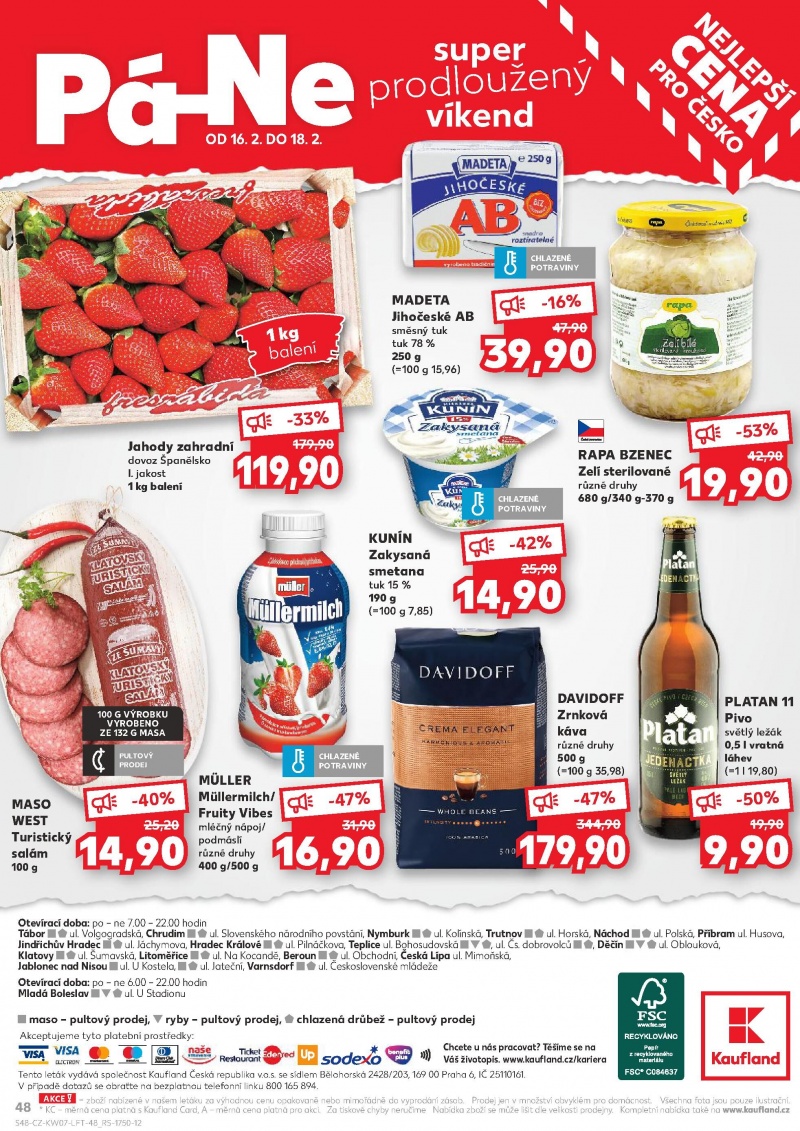 Kaufland leták - Nejlepší ceny s Kauflandcard Kaufland strana 48