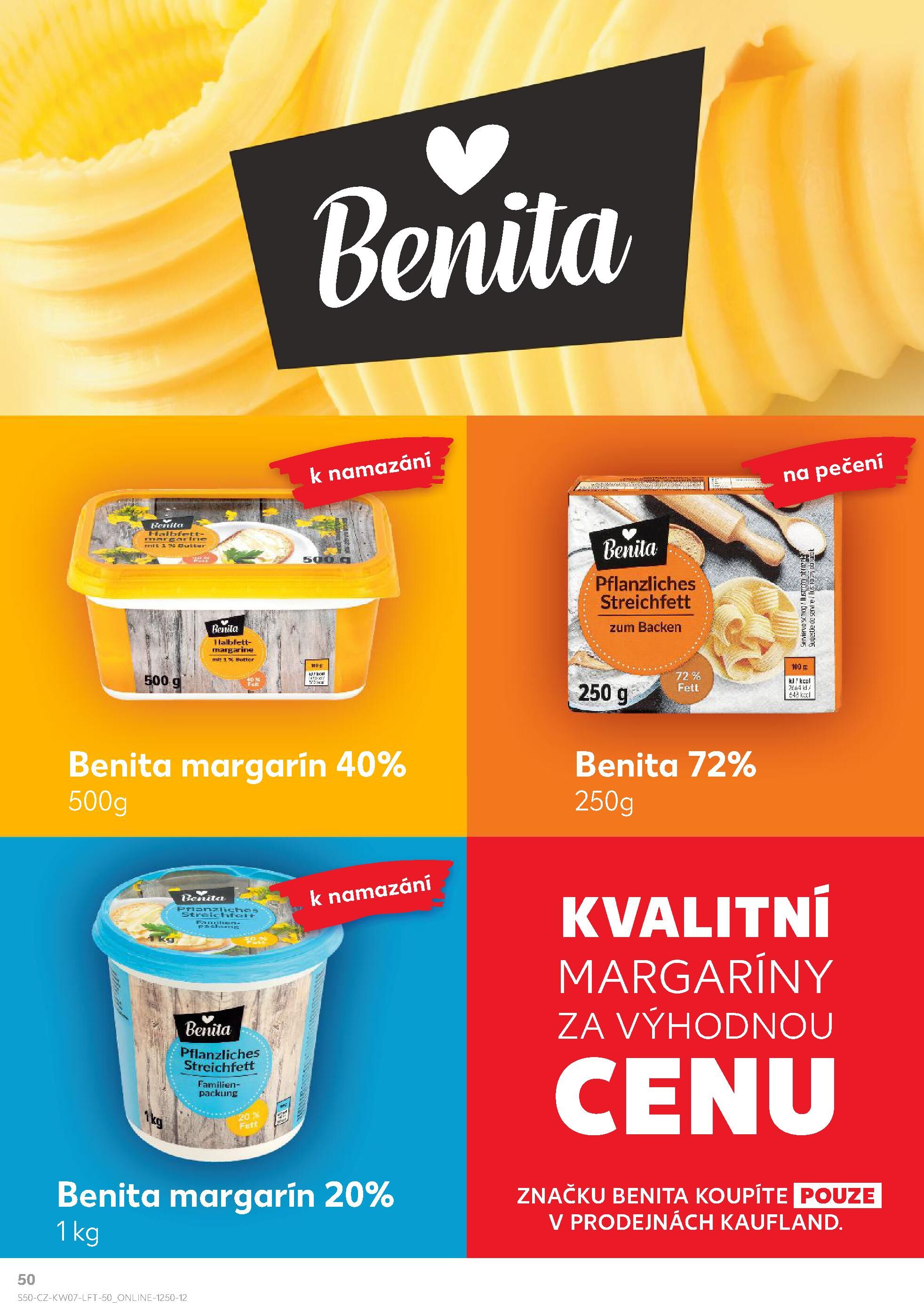 Kaufland leták - Nejlepší ceny s Kauflandcard Kaufland strana 50