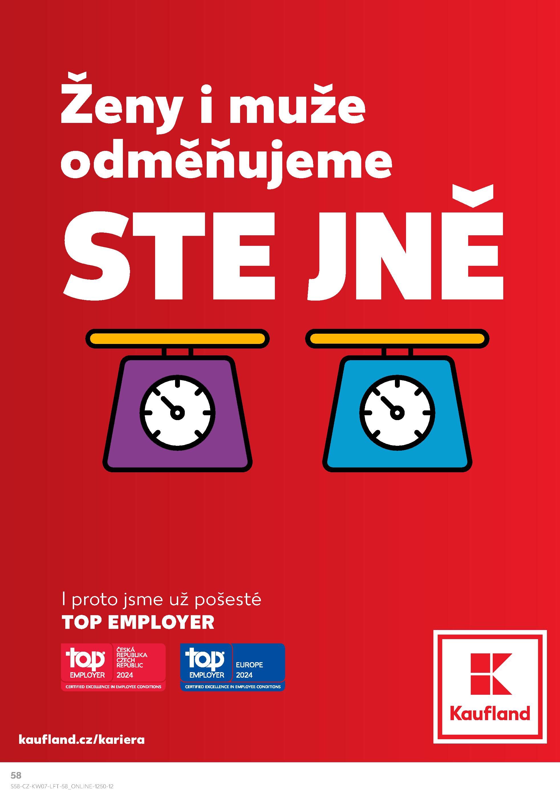 Kaufland leták - Nejlepší ceny s Kauflandcard Kaufland strana 58