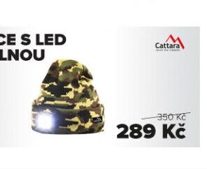 ČEPICE S LED SVÍTILNOU
