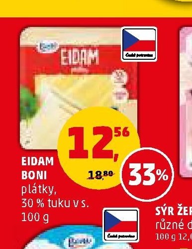 EIDAM BONI plátky, 30 % tuku v s. - Penny Market aktualniletaky.eu
