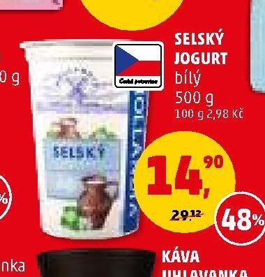 SELSKÝ JOGURT bílý - Penny Market aktualniletaky.eu