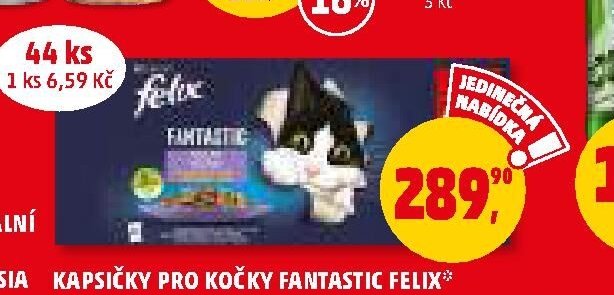 KAPSIČKY PRO KOČKY FANTASTIC FELIX - Penny Market aktualniletaky.eu