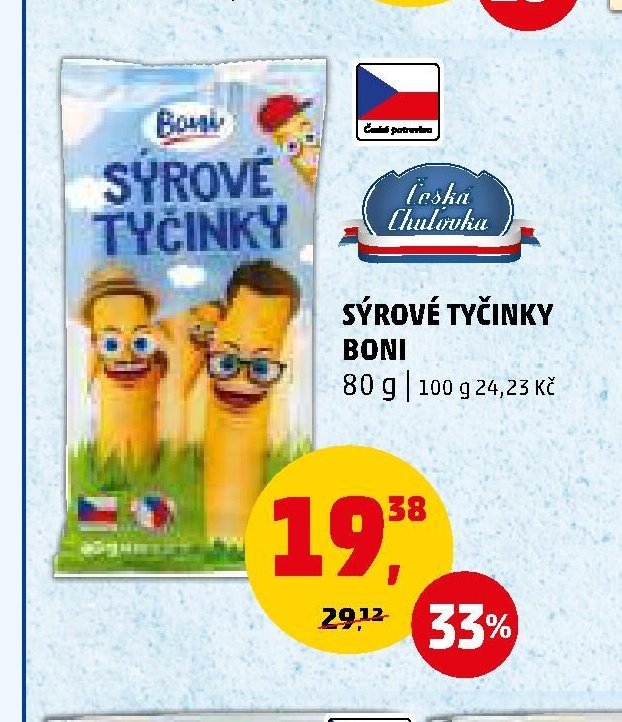 Sýrové tyčinky Boni - Penny Market aktualniletaky.eu