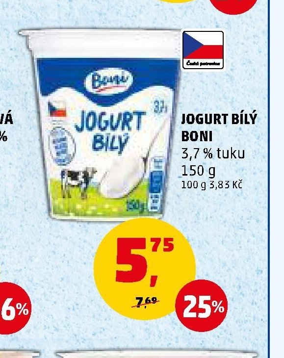 Jogurt bílý Boni - Penny Market aktualniletaky.eu