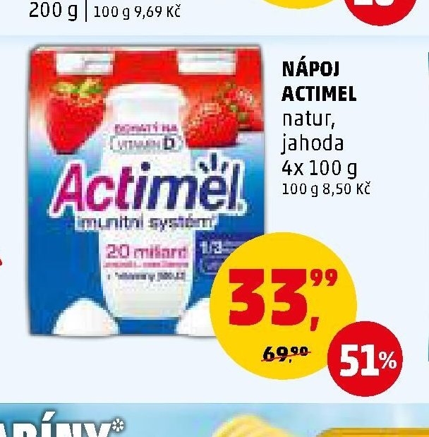 NÁPOJ ACTIMEL - Penny Market aktualniletaky.eu