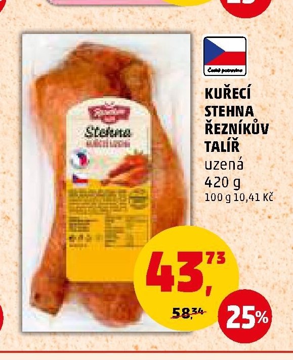 KUŘECÍ STEHNA ŘEZNÍKŮV TALÍŘ uzená 420 g - Penny Market aktualniletaky.eu