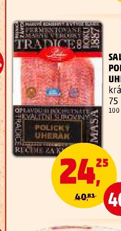 Salám Polický uherák krájený - Penny Market aktualniletaky.eu