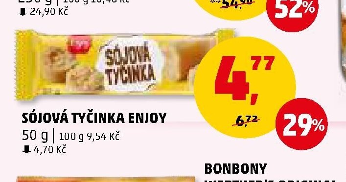 Sójová tyčinka Enjoy 50 g - Penny Market aktualniletaky.eu