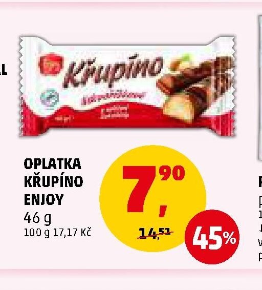 Oplatka Křupíno Enjoy 46 g - Penny Market aktualniletaky.eu