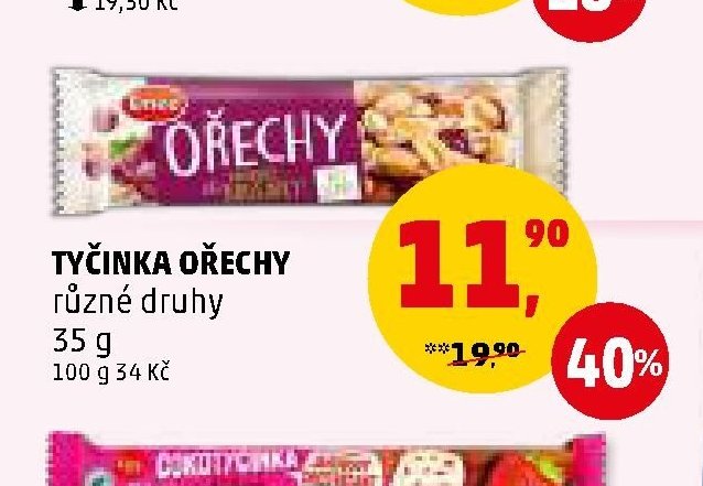 Tyčinka Ořechy 35 g - Penny Market aktualniletaky.eu