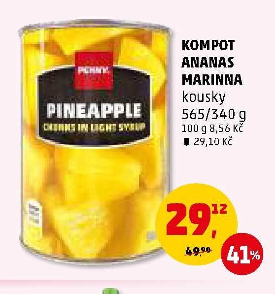 KOMPOT ANANAS MARINNA kousky - Penny Market aktualniletaky.eu