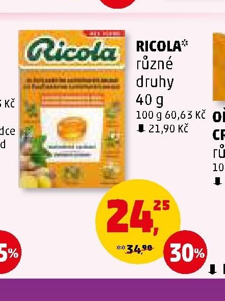 RICOLA různé druhy - Penny Market aktualniletaky.eu
