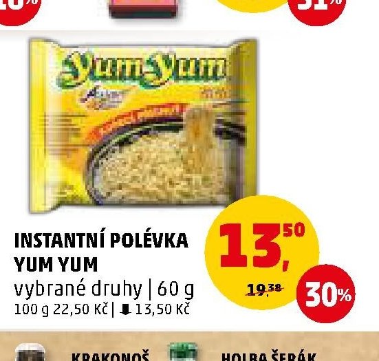 INSTANTNÍ POLÉVKA YUM YUM - Penny Market aktualniletaky.eu