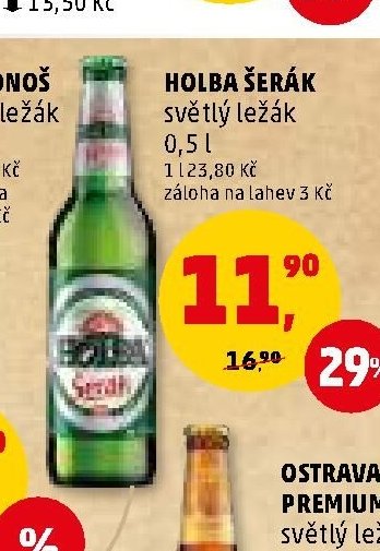 HOLBA ŠERÁK světlý ležák - Penny Market aktualniletaky.eu