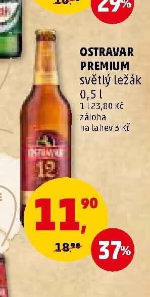 OSTRAVAR PREMIUM světlý ležák - Penny Market aktualniletaky.eu