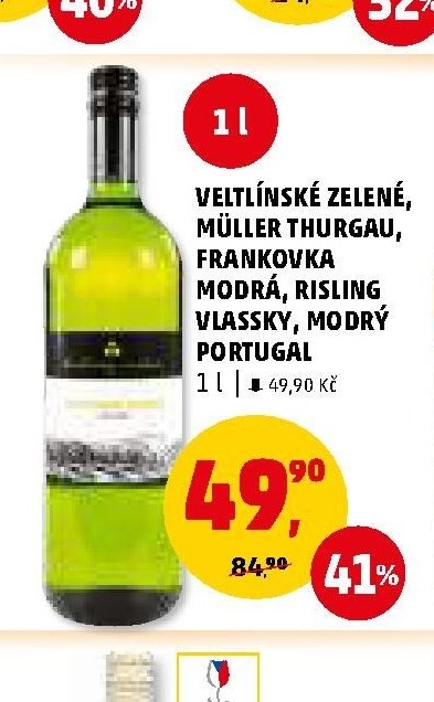 Veltlínské zelené, Müller Thurgau, Frankovka, Modrá, Risling vlassky, Modrý Portugal - Penny Market aktualniletaky.eu