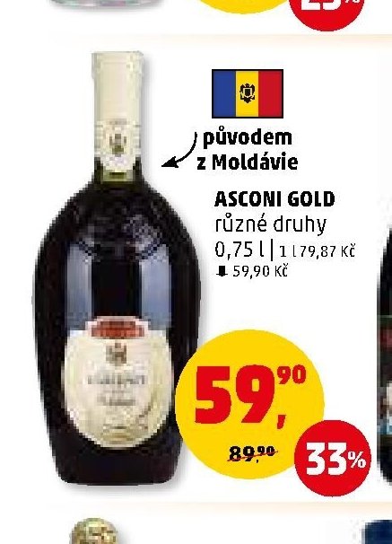 Asconi Gold různé druhy - Penny Market aktualniletaky.eu