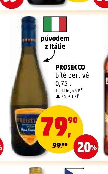 Prosecco bílé perlivé - Penny Market aktualniletaky.eu