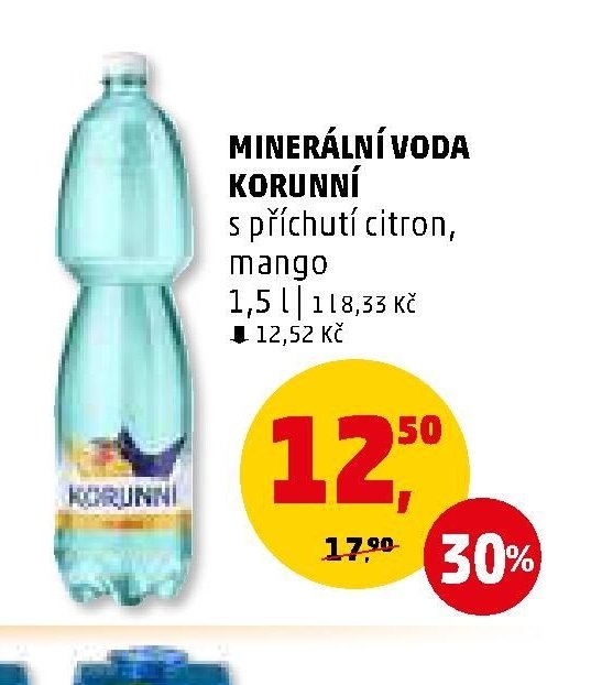 Minerální voda Korunní - Penny Market aktualniletaky.eu