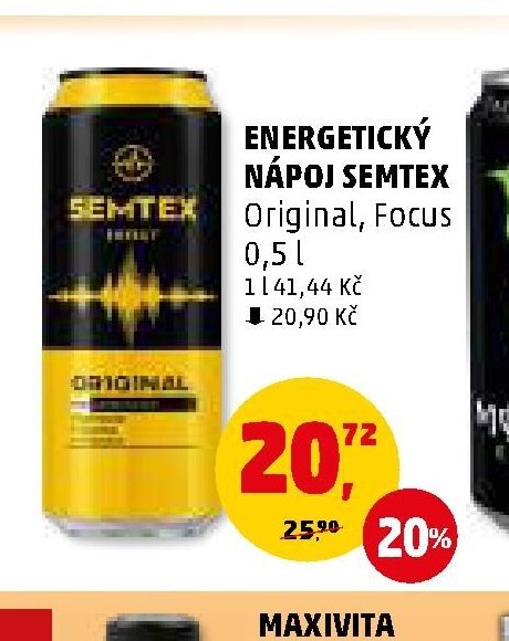 Energetický nápoj Semtex - Penny Market aktualniletaky.eu