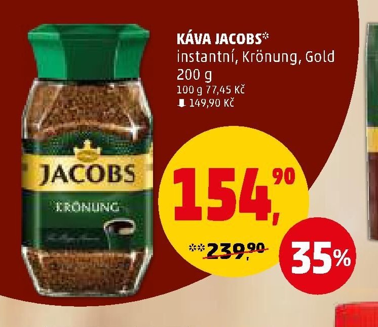 KÁVA JACOBS instantní, Krönung, Gold 200 g - Penny Market aktualniletaky.eu