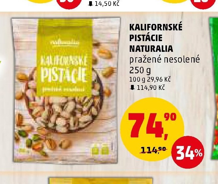 Kalifornské pistácie Naturalia - Penny Market aktualniletaky.eu