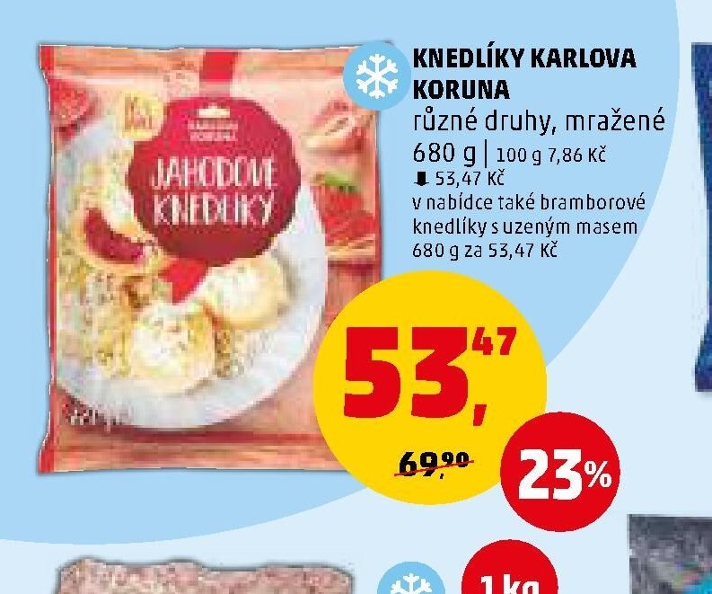 KNEDLÍKY KARLOVA KORUNA různé druhy, mražené 680 g - Penny Market aktualniletaky.eu