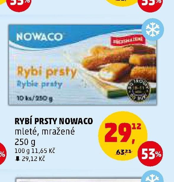 RYBÍ PRSTY NOWACO mleté, mražené 250 g - Penny Market aktualniletaky.eu