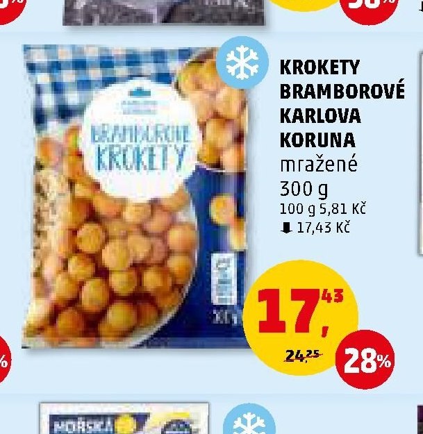 KROKETY BRAMBOROVÉ KARLOVA KORUNA mražené 300 g - Penny Market aktualniletaky.eu