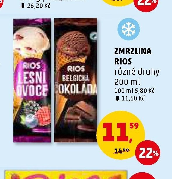 ZMRZLINA RIOS různé druhy 200 ml - Penny Market aktualniletaky.eu
