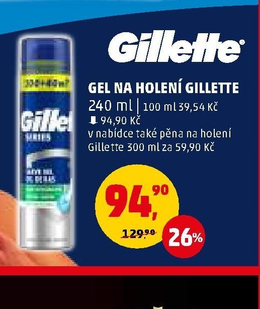 GEL NA HOLENÍ GILLETTE - Penny Market aktualniletaky.eu