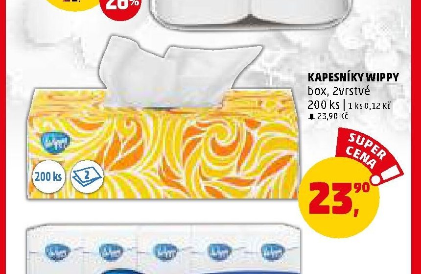 KAPESNÍKY WIPPY box, 2vrstvé - Penny Market aktualniletaky.eu