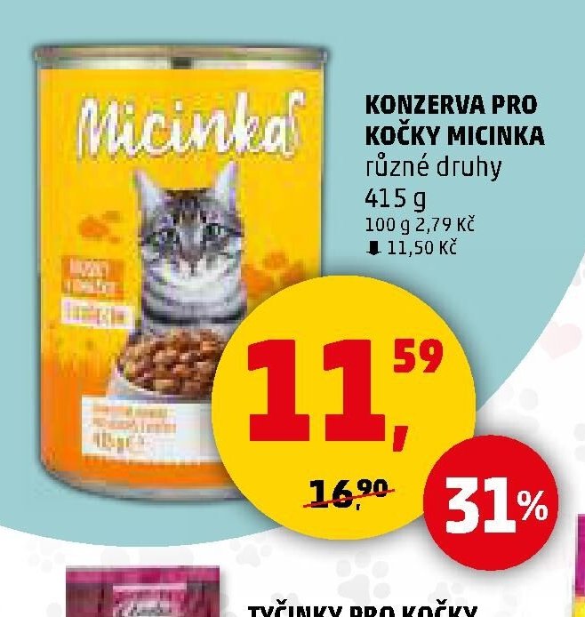 KONZERVA PRO KOČKY MICINKA - Penny Market aktualniletaky.eu