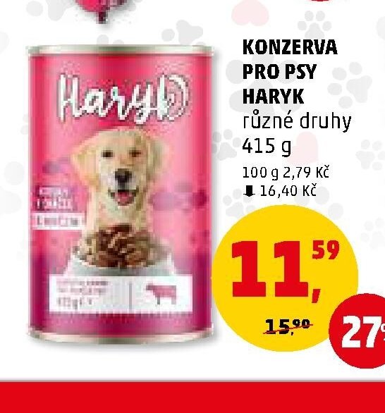 KONZERVA PRO PSY HARYK - Penny Market aktualniletaky.eu