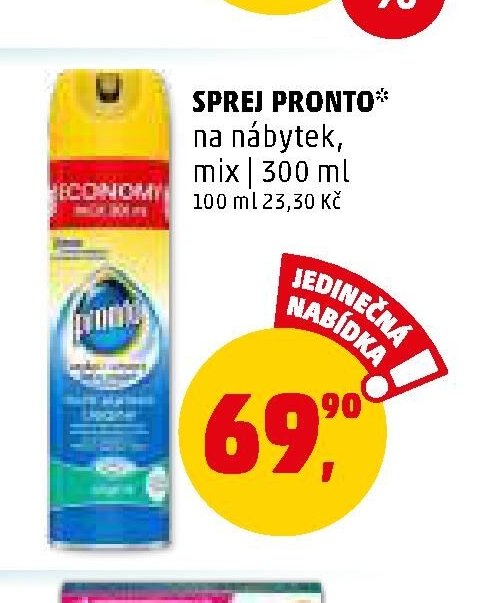 Sprej Pronto - Penny Market aktualniletaky.eu