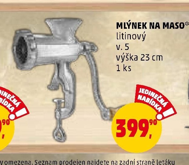 MLÝNEK NA MASO - Penny Market aktualniletaky.eu