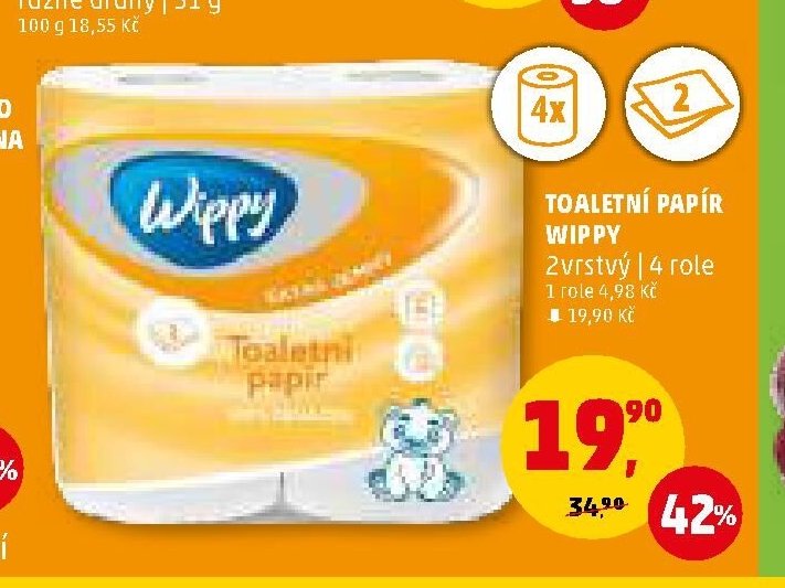 Toaletní papír Wippy - Penny Market aktualniletaky.eu