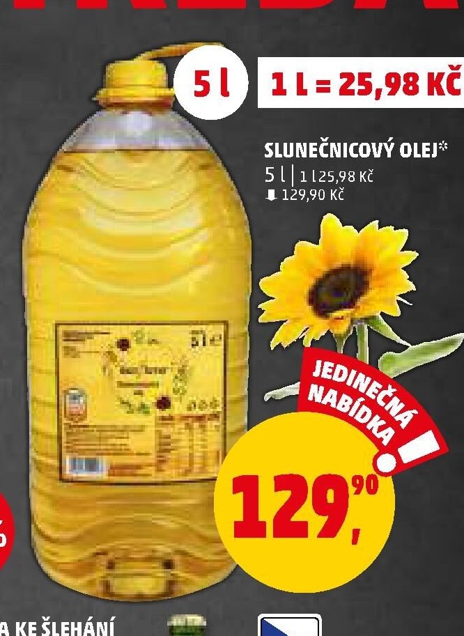 Slunečnicový olej 5 l - Penny Market aktualniletaky.eu