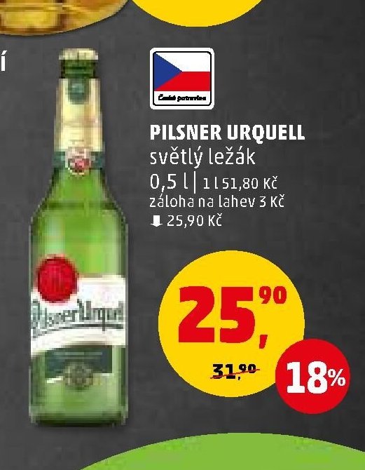 Pilsner Urquell světlý ležák 0,5 l - Penny Market aktualniletaky.eu