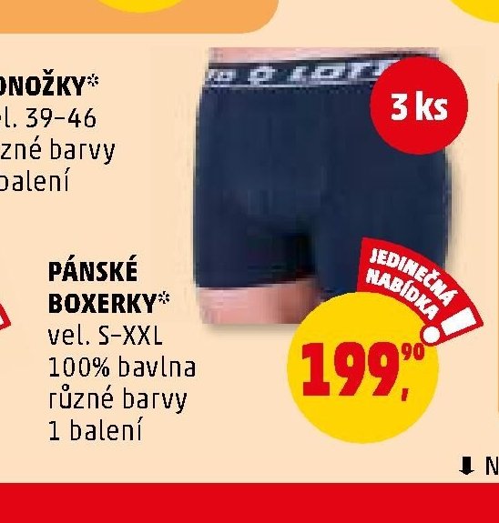 PÁNSKÉ BOXERKY - Penny Market aktualniletaky.eu