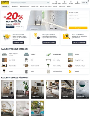 aktuální leták Sconto nábytek 20.2.2024-26.2.2024